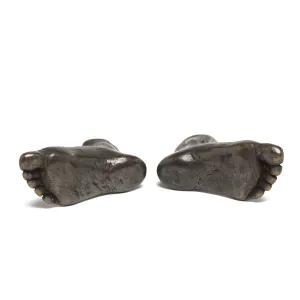 Pair of Miniature Cast Bronze Feet