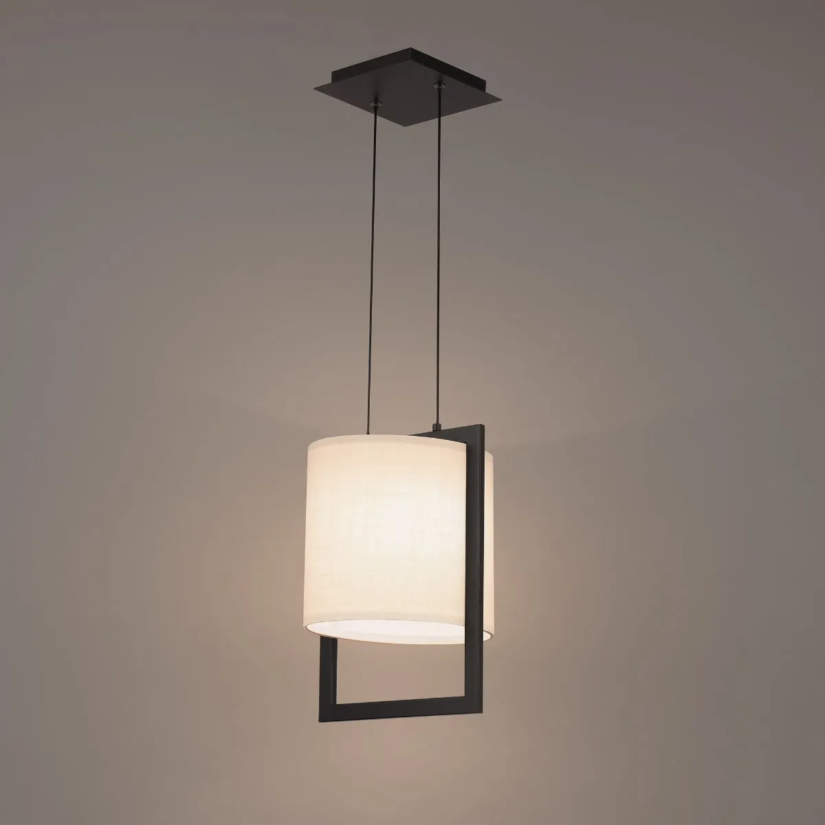 Park Avenue 9 in. LED Pendant Light Black finish