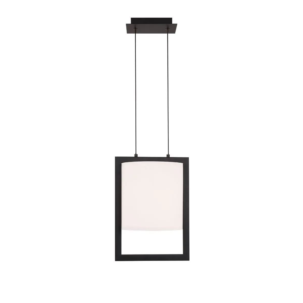 Park Avenue 9 in. LED Pendant Light Black finish