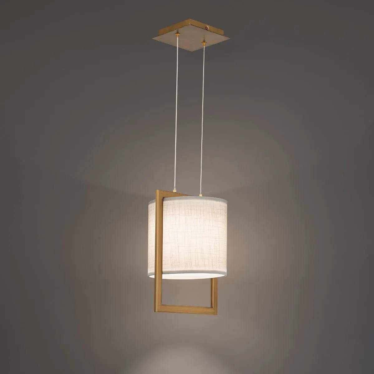 Park Avenue 9 in. LED Pendant Light Brass finish