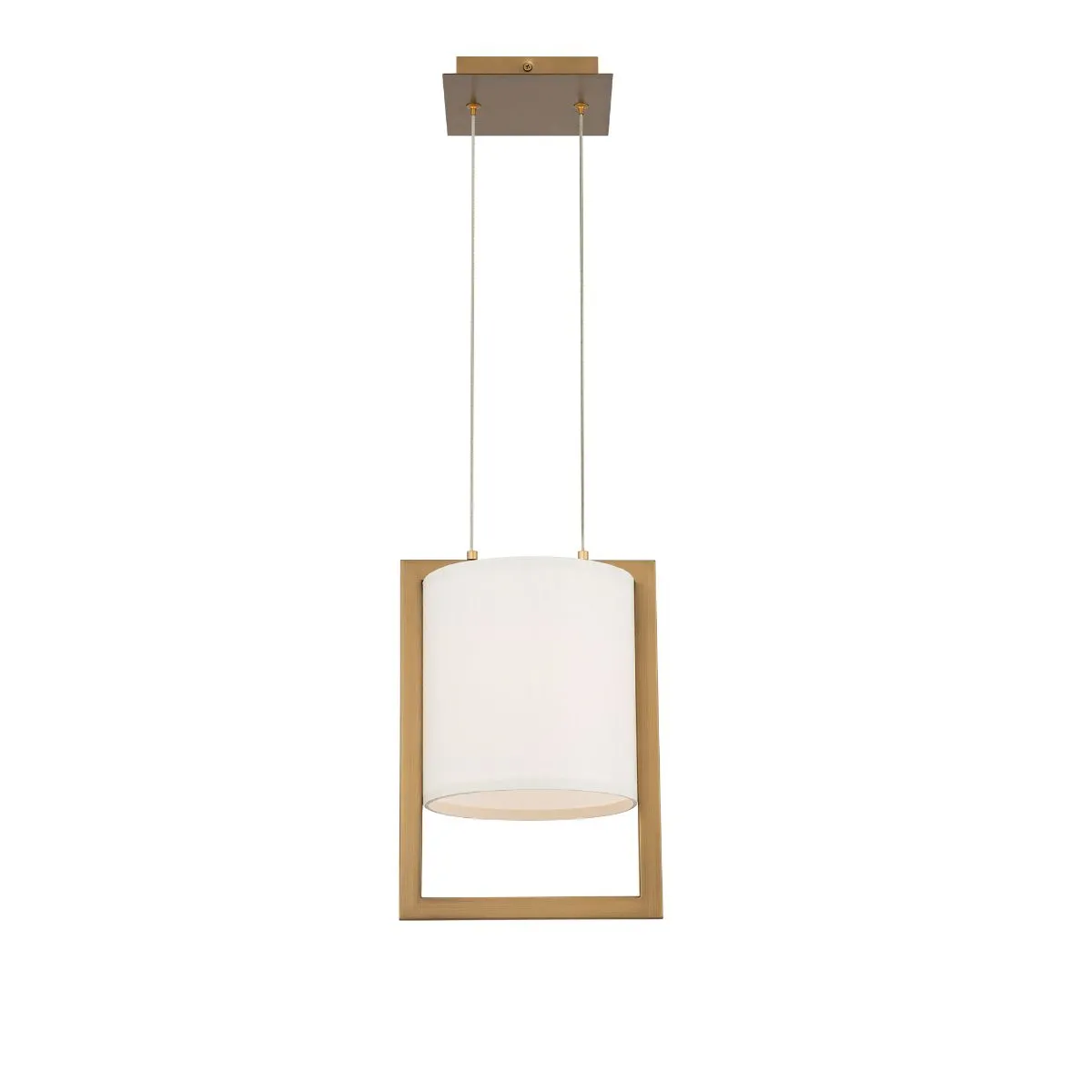 Park Avenue 9 in. LED Pendant Light Brass finish