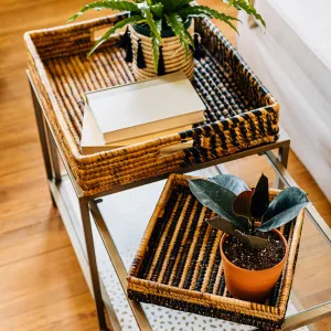 Parker Banana Leaf Trays: Sustainable, Handcrafted Home Decor