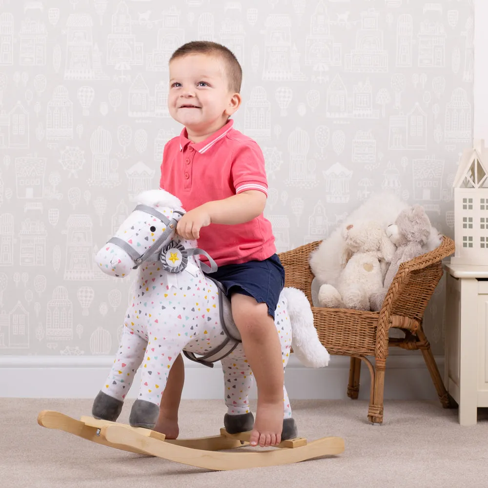 Patterned Rocking Horse