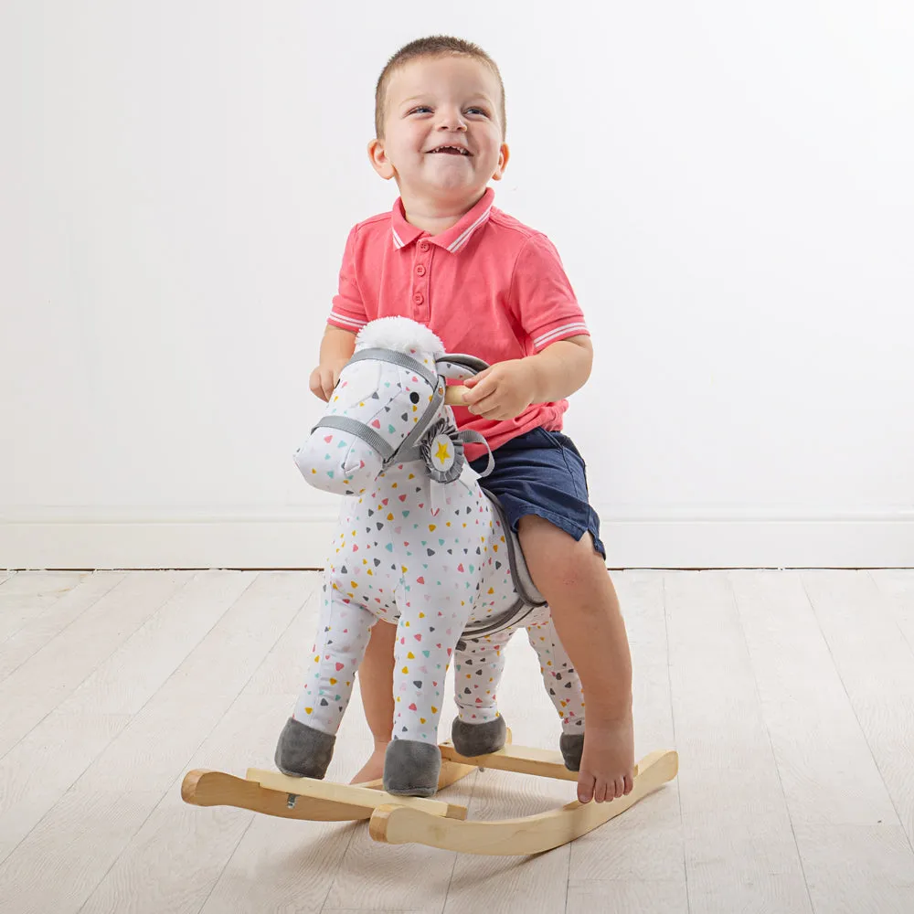 Patterned Rocking Horse