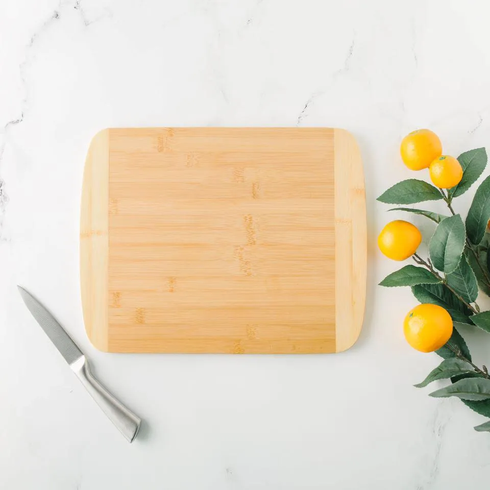 Personalized 11x14 Bamboo Cutting Board - Initials & Name