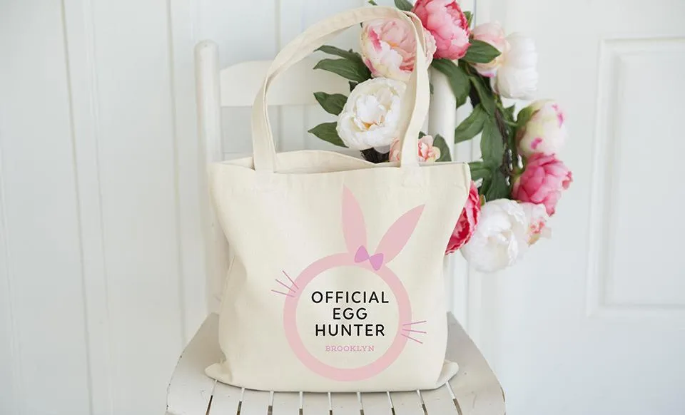 Personalized Easter Tote Bags