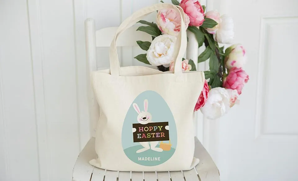 Personalized Easter Tote Bags