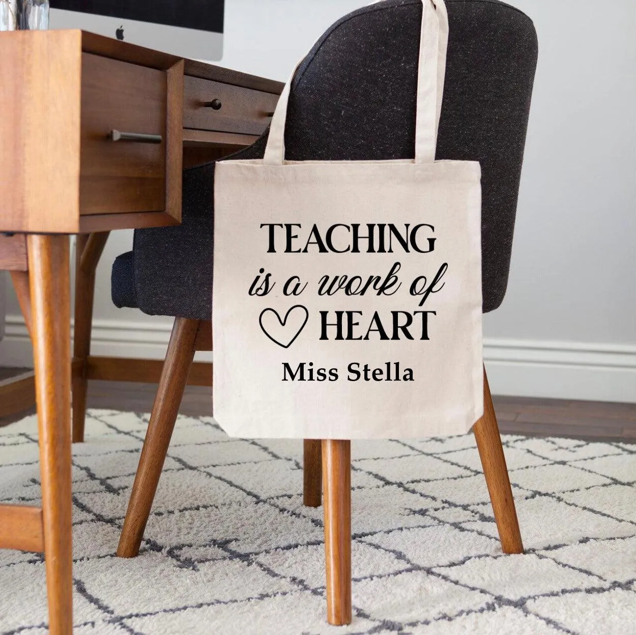 Personalized Teacher Tote Bags