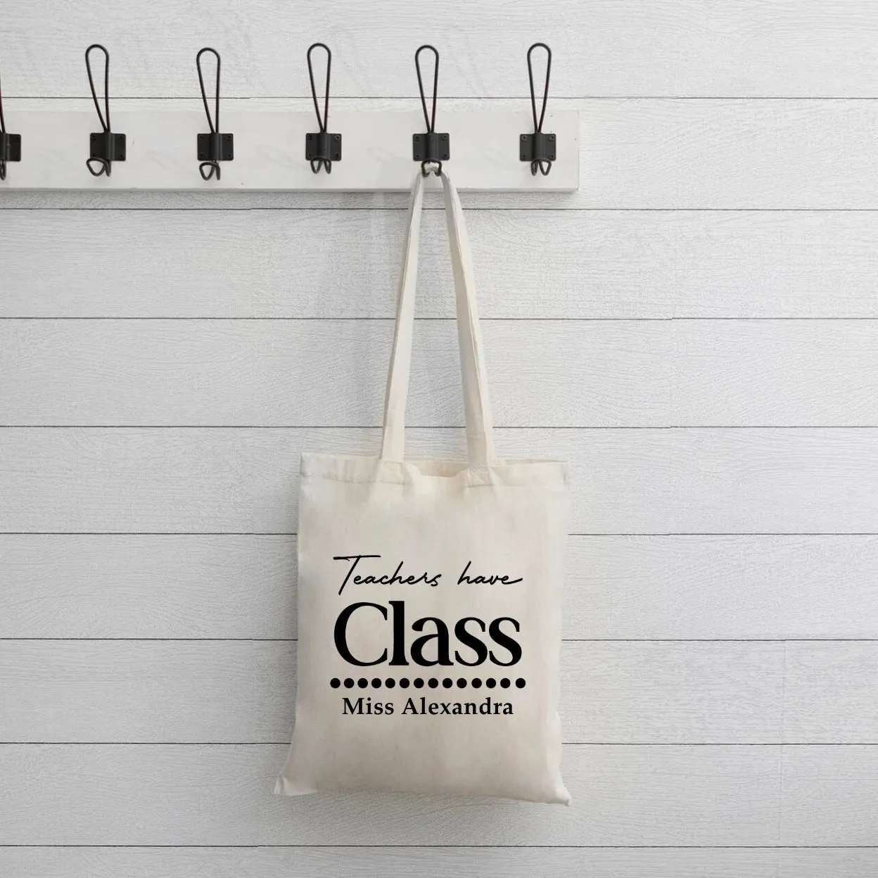 Personalized Teacher Tote Bags