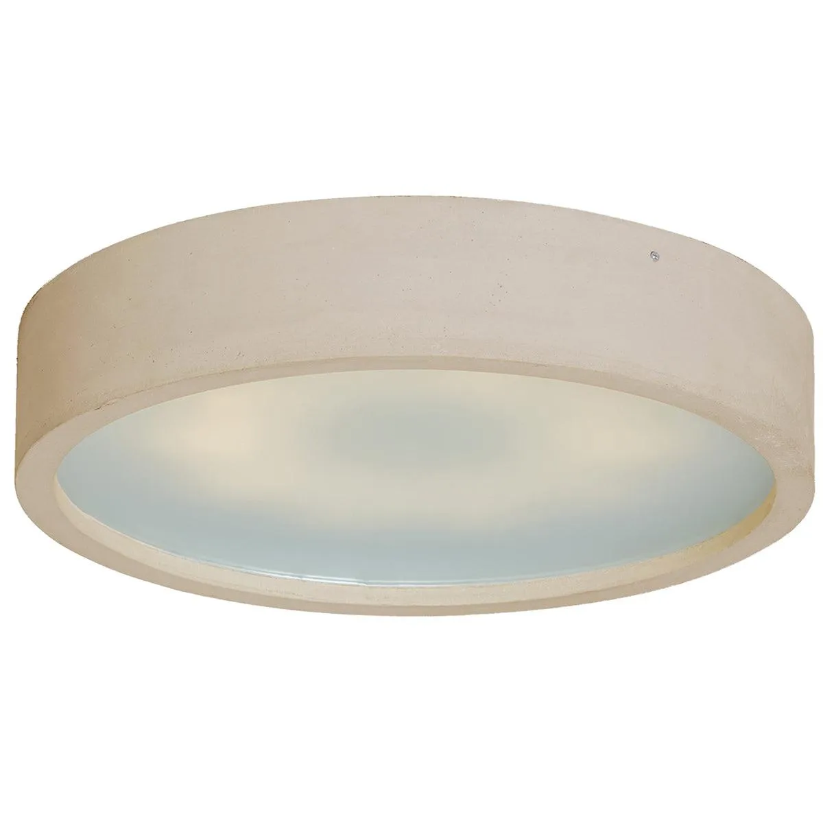 Plan Concrete Round Ceiling Lamps