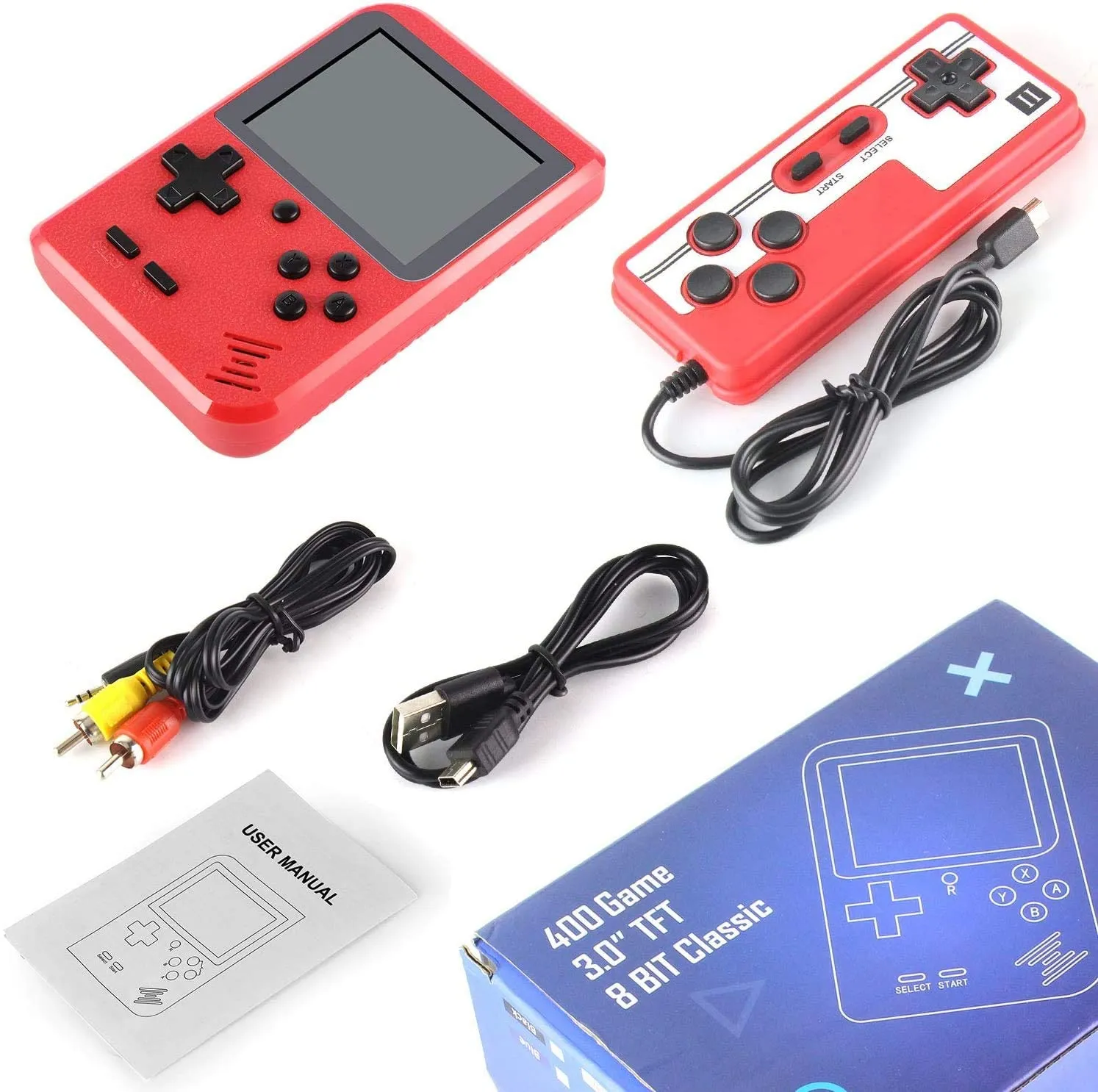 Portable Game Pad With 400 Games Included   Additional Player