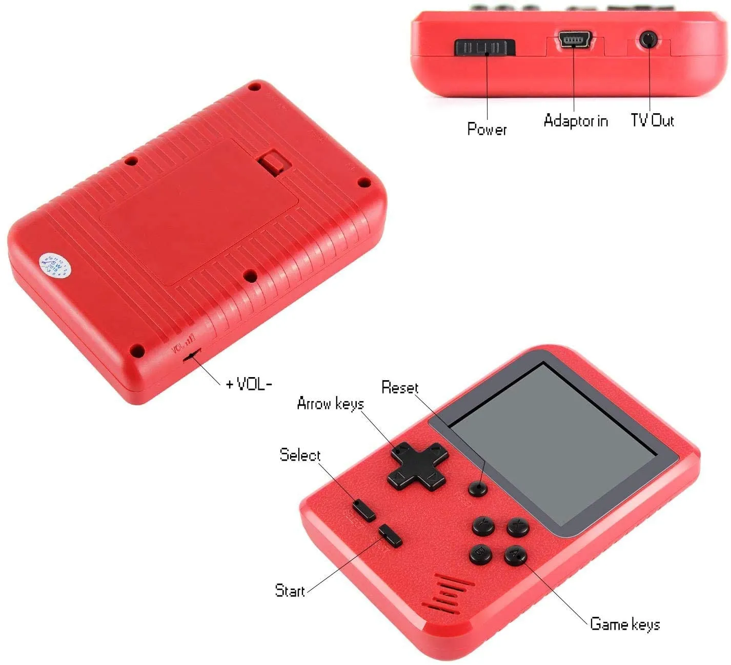 Portable Game Pad With 400 Games Included   Additional Player