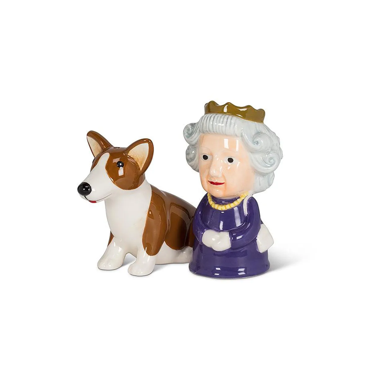 Queen & Corgi Salt & Pepper Shakers