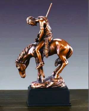 "End of Trail" Western Sculpture - 7"