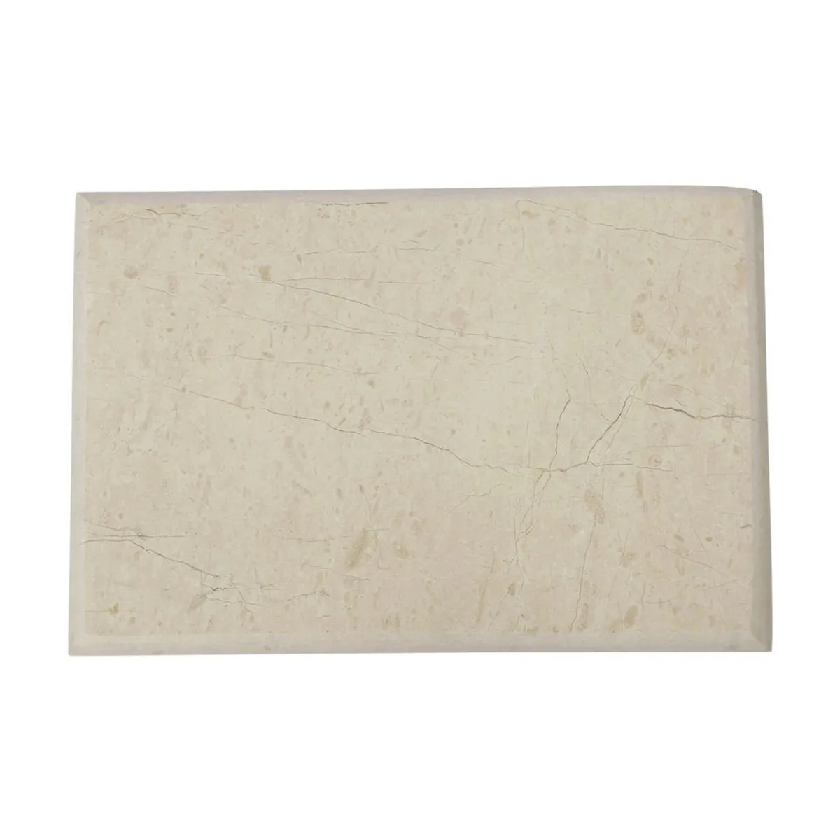 Raised Platform Champagne Stone Marble Chopping Board Rectangular - 45 x 36cm