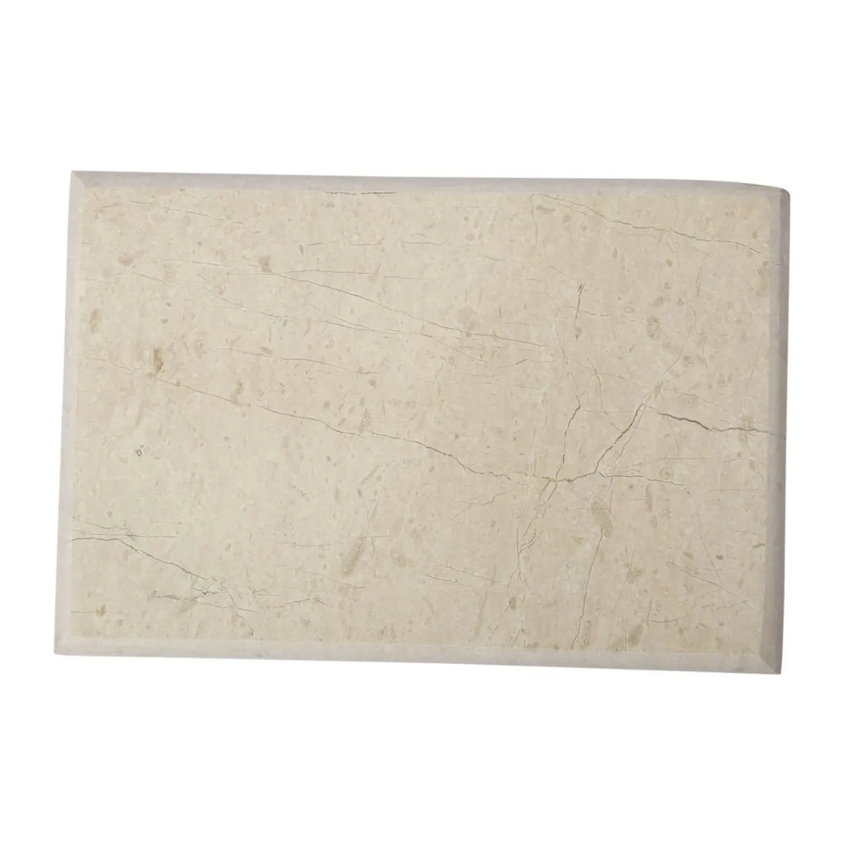 Raised Platform Champagne Stone Marble Chopping Board Rectangular - 45 x 36cm