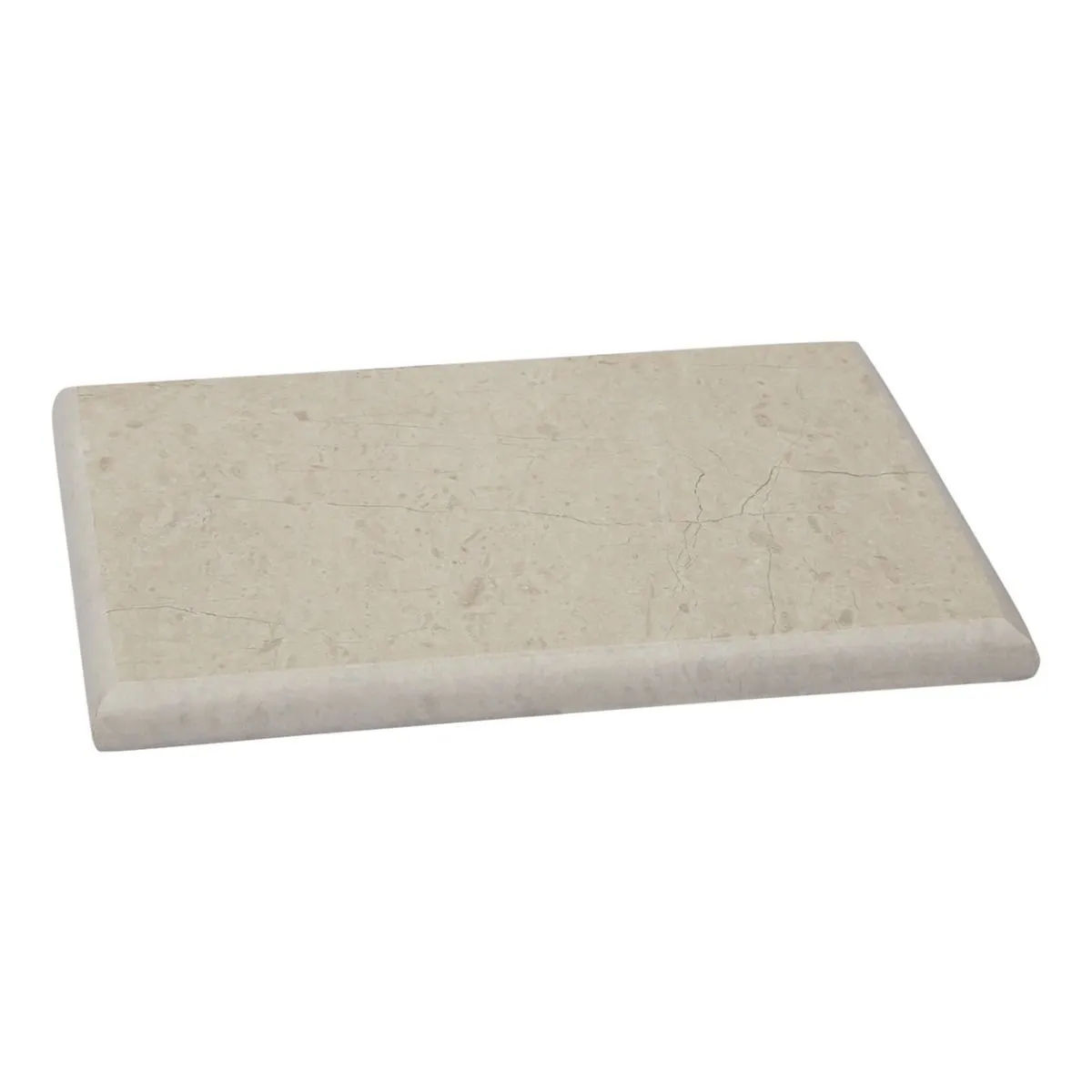 Raised Platform Champagne Stone Marble Chopping Board Rectangular - 45 x 36cm