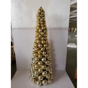 Regency International 36" Vp W/Tinsel Ball Cone Tree