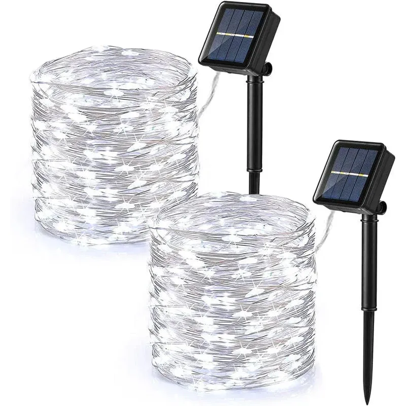 **Solar Powered LED Garden Lights - 20M**