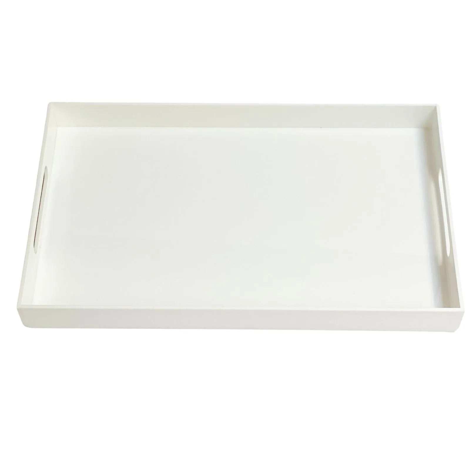 White Acrylic Serving Tray