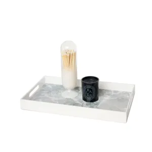 White Acrylic Serving Tray