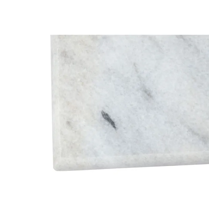 White Stone Marble Chopping Board Rectangular - 31 x 21cm