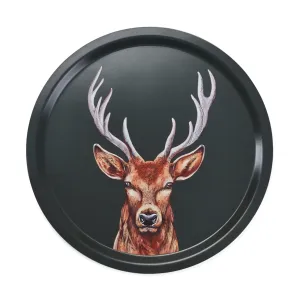 Woodland Wildlife Stag Round Tray